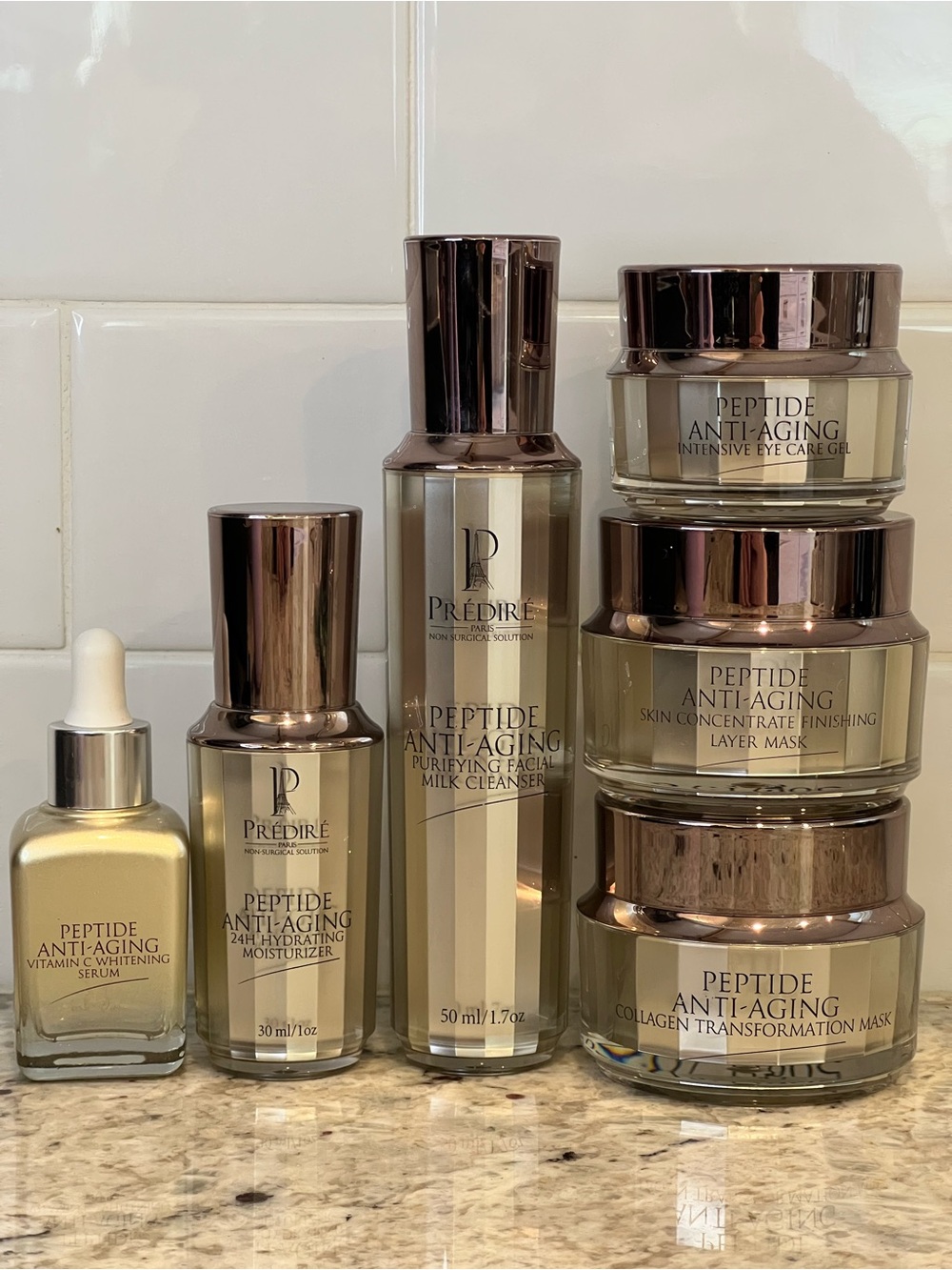 NWOT Predire Paris Flawless Peptide Anti-Aging Collection 6pcs